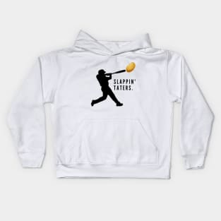 Slappin' taters-a baseball homerun design Kids Hoodie